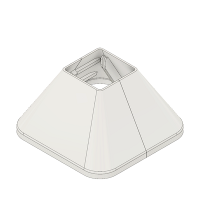 33-4545CAP-0 MODULAR SOLUTIONS PART<br>45 SUPPORT FOOT PLASTIC COVER CAP LIGHT GRAY